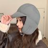 Women Autumn Winter Warm Thicken Ear Protector Hat Cold Outdoor Windproof Bomber Cap Sweet Cute Lei Feng Hats