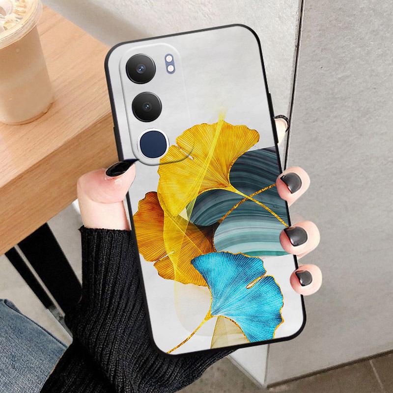 Чехол для телефона VIVO Y19S 4G Мягкий силиконовый задний чехол Coque Для VIVO Y 19 S Чехлы Черный TPU Ударопрочный Fundas Оболочка Y19S Capa