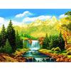 5D Daimond Painting Waterfall Lake Cross Stitch Pictures Tree Diamond Embroidery