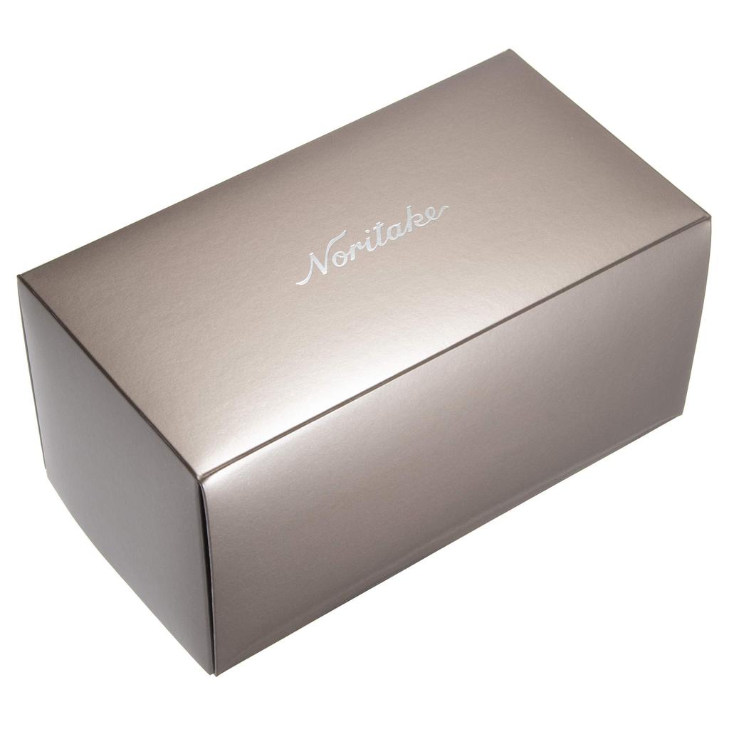 Noritake Pair of 295cc Mugs with Gold and Silver Fine Strains, Porcelain, P5355L/1605-6