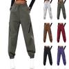 Women's Waterproof Quick Drying Paratrooper Pants, Wide Leg Pants, Solid Color Casual Sports Pants