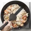 KAI 27cm Silicone Dishwasher for Mixing and Serving Gray Corporation's One-Piece Spoon, Safe, Dishes, (DH8101)