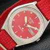 Б/У винтажные мужские часы SEIKO 5 AUTOMATIC 6309A из Японии с красным циферблатом a433846-2 R119-a433846