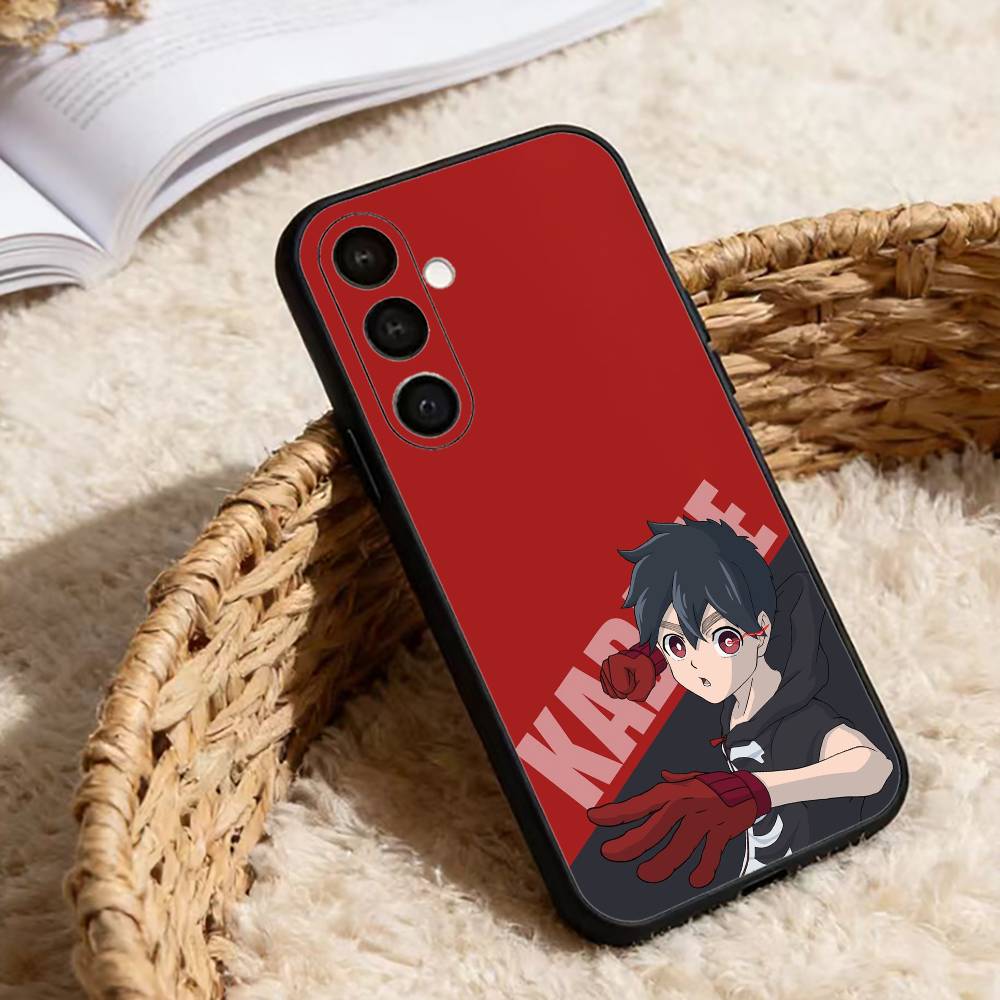 Аниме Kemono Jihen Крутой чехол для телефона Samsung Galaxy A20, 21s, 22, 31, 32, 52, 53, 72, 73, 80, 91 Мягкий черный корпус