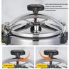 3L/4L/5L Aluminum Alloy Pressure Cooker, Explosion Proof Large Capacity Pressure Cooker for Gas Stove Home