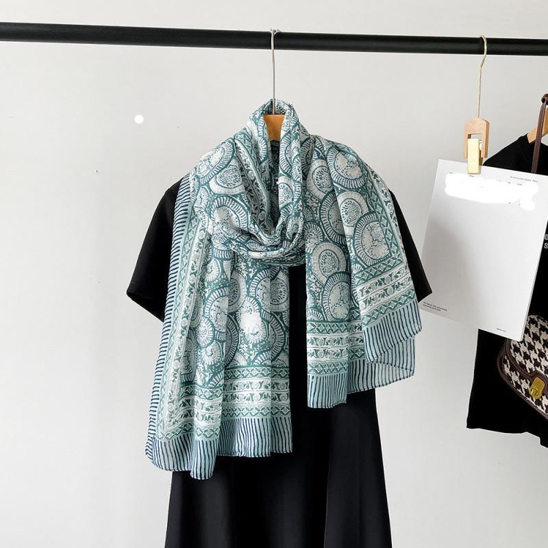 185 * 85 см летний женский новый средний и длинный шарф шаль дышащий солнцезащитный модный универсальный премиум шелковый шарф