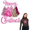 Ironing Stickers Christmas Tree Diy Accessory Clothes Appliqued Arts Crafts Washable Heat-Adhesive Transfer Patches For Clothing