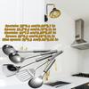 5PCS/SET 304 Stainless Steel Practical Spatula Kitchen Utensil Set Cooking Tool Slotted Turner Rice Spoon Ladle Cooking Tools