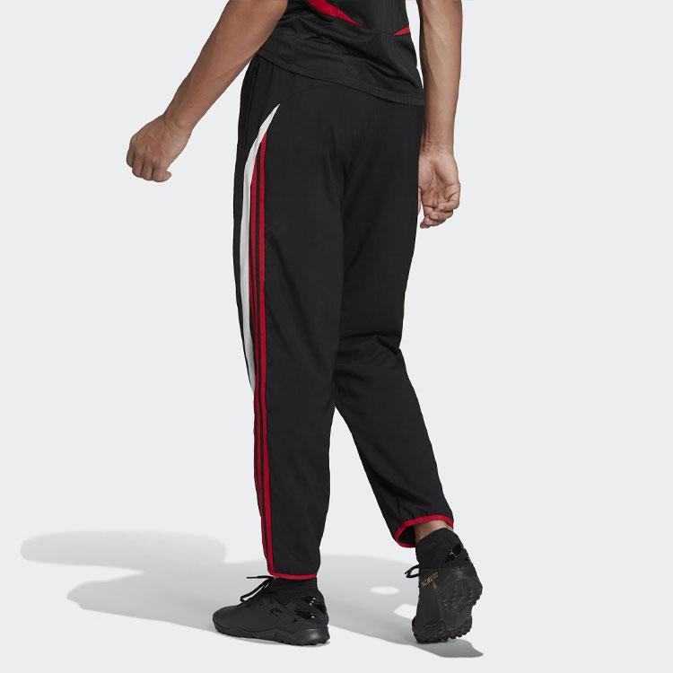 Adidas Knitted Sweatpants Men's Black Moderate Cuffed Pants H64068