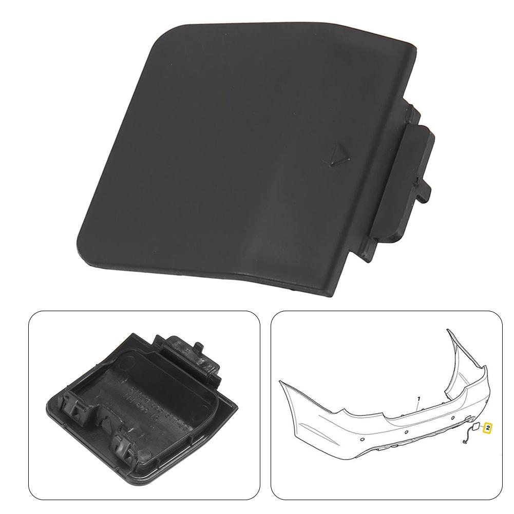 1 * Для BMW задний черный бампер буксировочная проушина E60 M Sport Hook Cover 2003-10 51127897217 7897217 прочный высококачественный