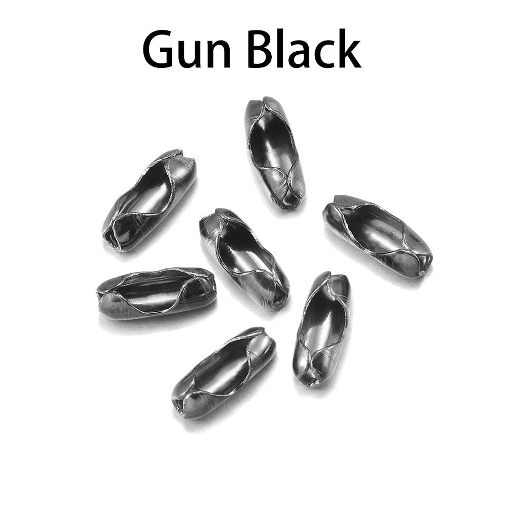 200 Pcs/lot 1.5/2.0/2.4/3.2 Mm Ball Chain Connectors Clasps Gold For DIY Bracelet Necklace Bead Chain Jewelry Making