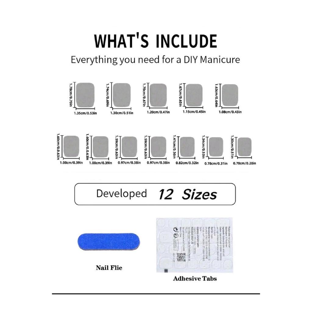 Набор из 24 накладных ногтей