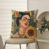 Произведения современного искусства Фрида Кало-Красивая наволочка Комфорт Диван-кровать Шелковистая элегантная Невидимая молния Декоративная наволочка