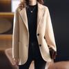 2025 Korean Slim Woolen Coat for Women - New Autumn/Winter Trend