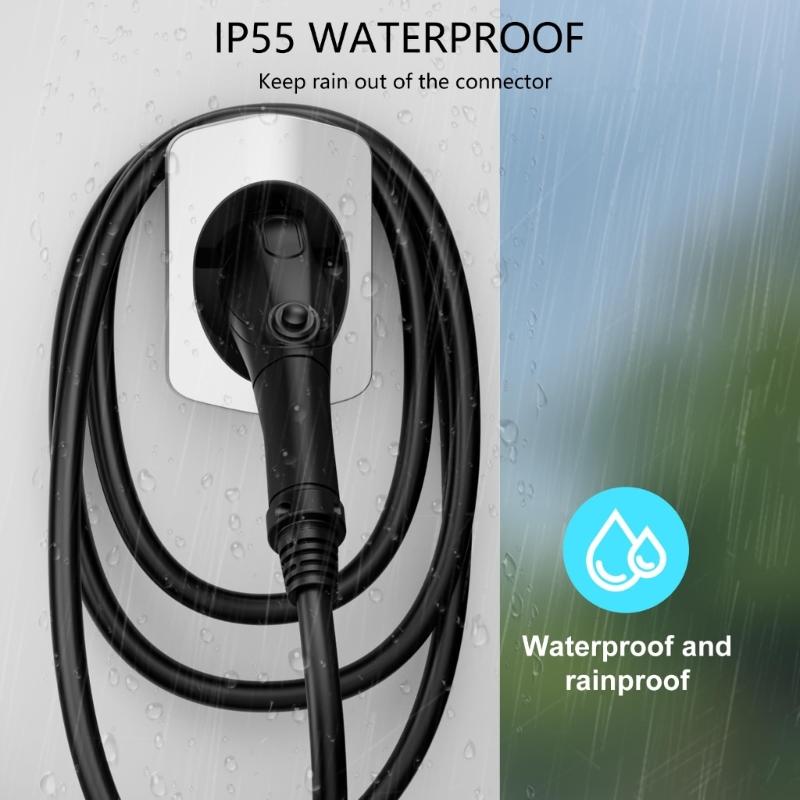 EV Chargers Holder Electric Car Chargers Wall Mount Chargers Station Dock Organizes Cable Safely Secures Plugs Position