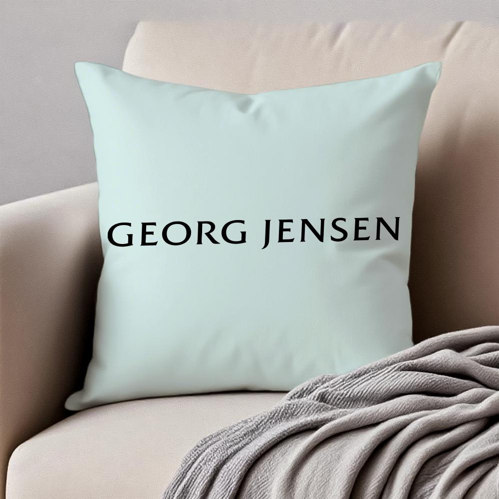 Модная Современная Роскошная Наволочка для Подушки Georg Jensens Антипылевой Клещ Невидимая Молния Короткий Плюш Подушка для Дивана
