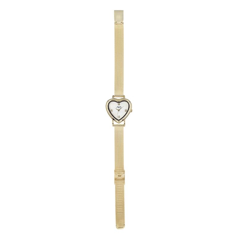 [Подписаться] Часы Fragola Heart Mesh Belt Watch N00224S-1 GD Women's Gold