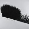 1M 5M 10Meter 8-10Cm Black Ostrich Feather  Trims Natural White Ostrich Feather For Craft Ribbon Fringe For Skirt Party Clothing