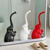 Long Handle Toilet Brush and Holder Space Saving Elephant Toilet Brush  for Bathtub