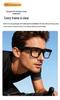 AI-Powered Smart Translation Glasses with 1200W Camera, Dual Microphone, Noise Reduction, and Live Streaming Capability.