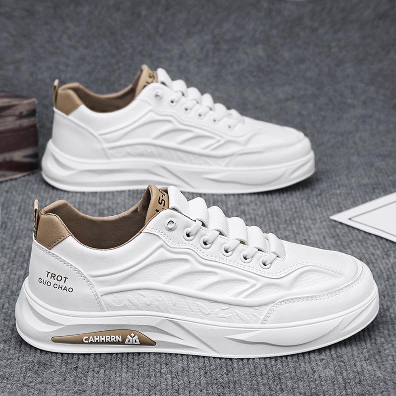 Весна 2025 новые кроссовки папы платформа повседневные универсальные дышащие мужские трендовые увеличивающие рост низкие спортивные туфли