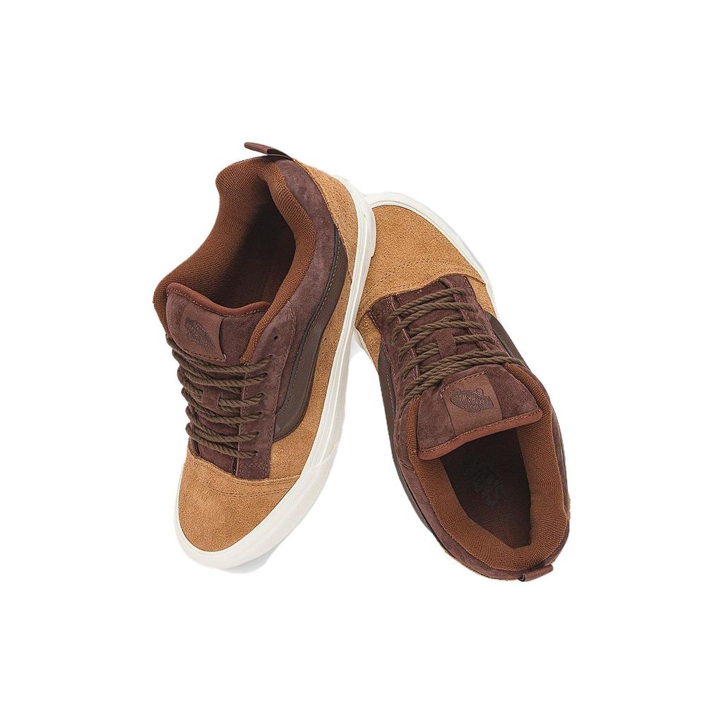 Vans Knu Skool Versatile Comfortable Simple Low-Top Skate Shoes Unisex Sneaker Brown VN0009QCBRO