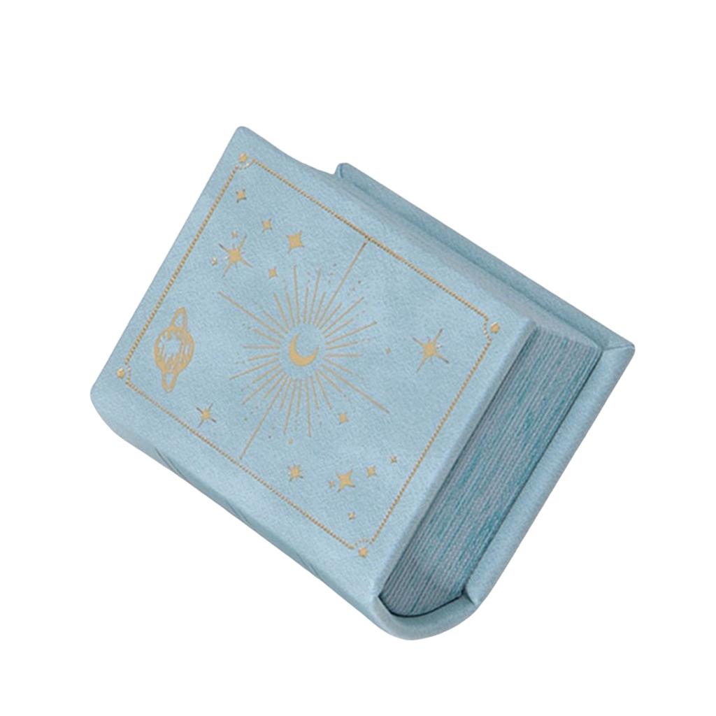 Элегантная винтажная коробочка для кольца в виде книги с магнитной застежкой. Стильный контейнер для хранения ювелирных изделий и подачи подарка.