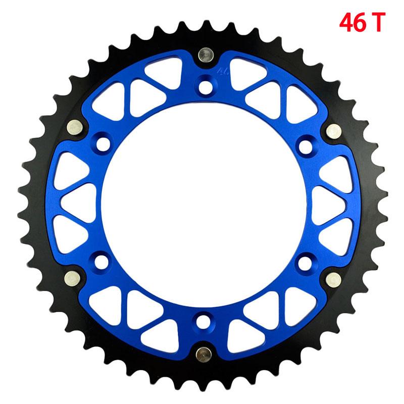 Motorcycle 520 45T 46T 47T 48T 49T 51T 52T Rear Sprocket For YAMAHA TTR230 YZ450R YZ250 YZ125 WR450F WR400 WR426 WR125P WR250R