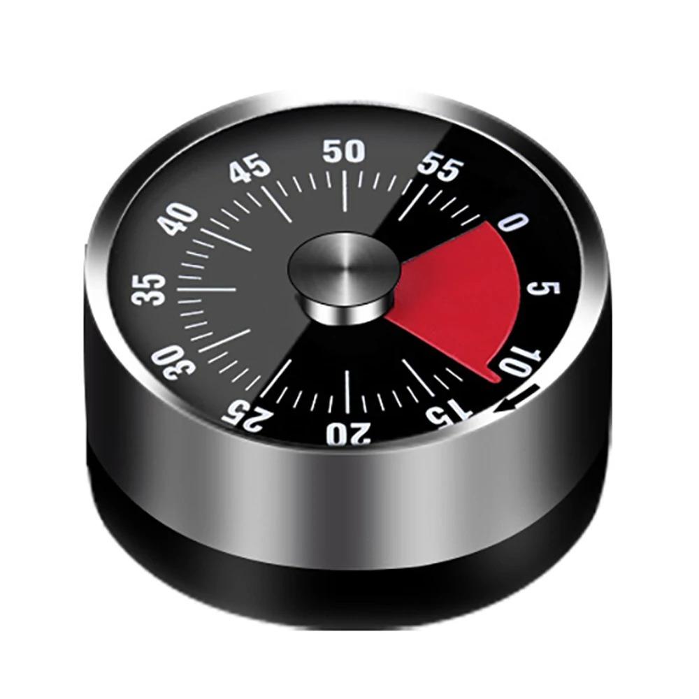 Stainless Steel Visual Countdown Clock Sounding Alarm Clock Multifunctional Mechanical Timer  Home