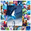 50Pcs Cartoon Genshin Impact Sticker Graffiti Ipad Luggage Laptop  Car Computer Pattern Scrapbook Toy Decoration
