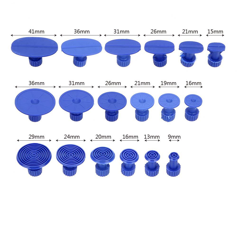 Универсальный автомобильный съемник вмятин, пластиковая присоска для удаления вмятин, вкладки из листового металла, набор инструментов для ремонта