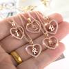 Charming Alphabet Elegant Pendant Initial Letter Simple Exquisite Love Heart Necklace Fashion DIY
