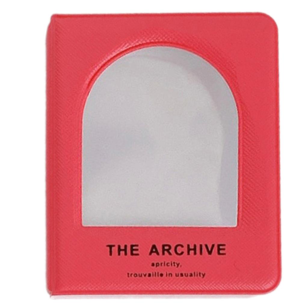Mini Card Holders Album 40 Pocket Collection Photocard Book for Kids and Adults Portable Photo Binder with Clear Sleeves