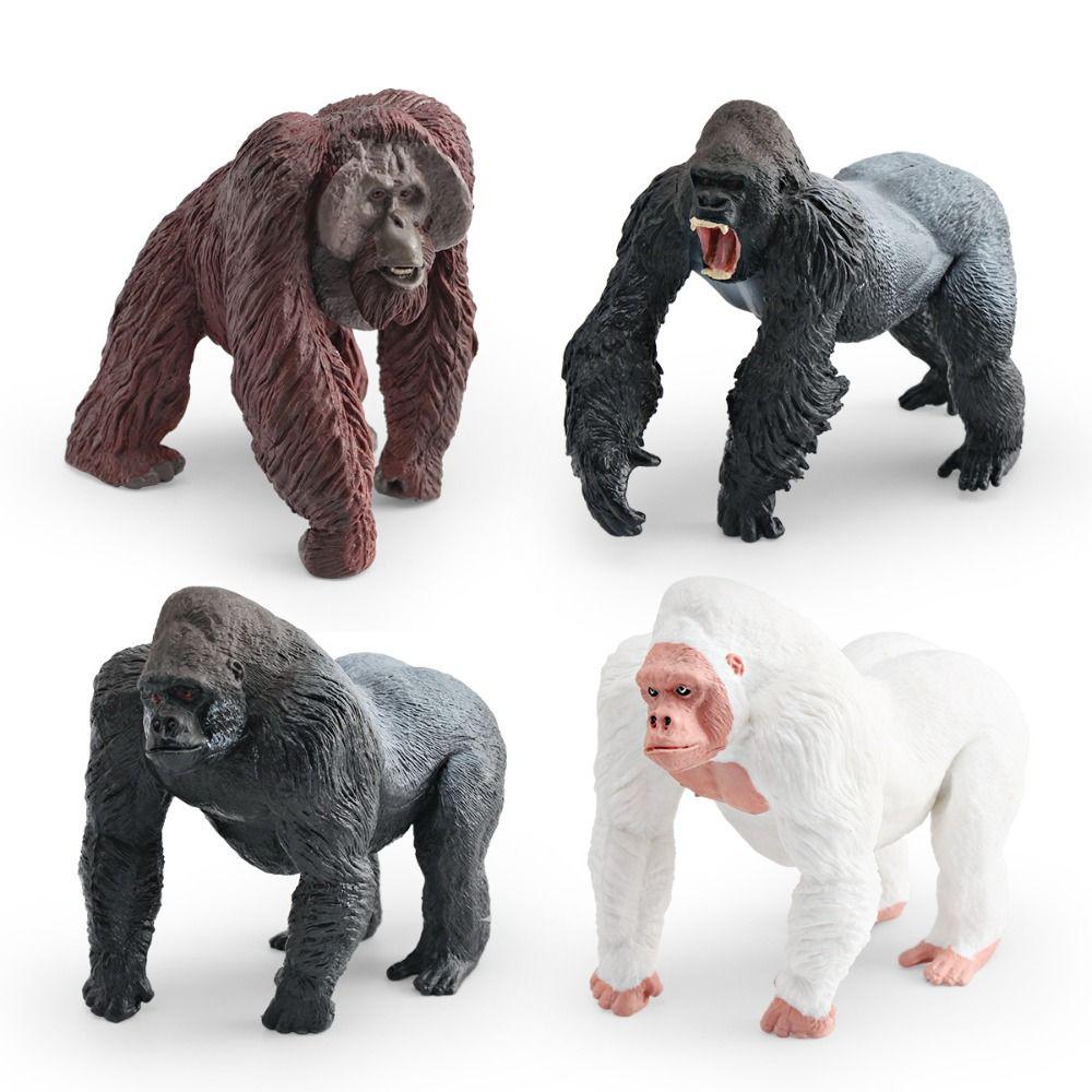 Realistic Simulated Solid Animal Model Handmad Chimpanzee Action Figure Desktop Decorative