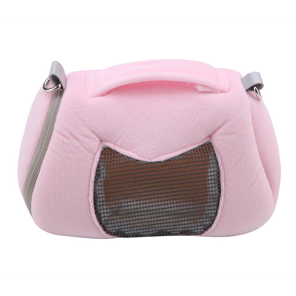 Washable Pet Carrier Bag Soft Hamster Travel Bag Comfortable Small Animal Carrier Gerbil
