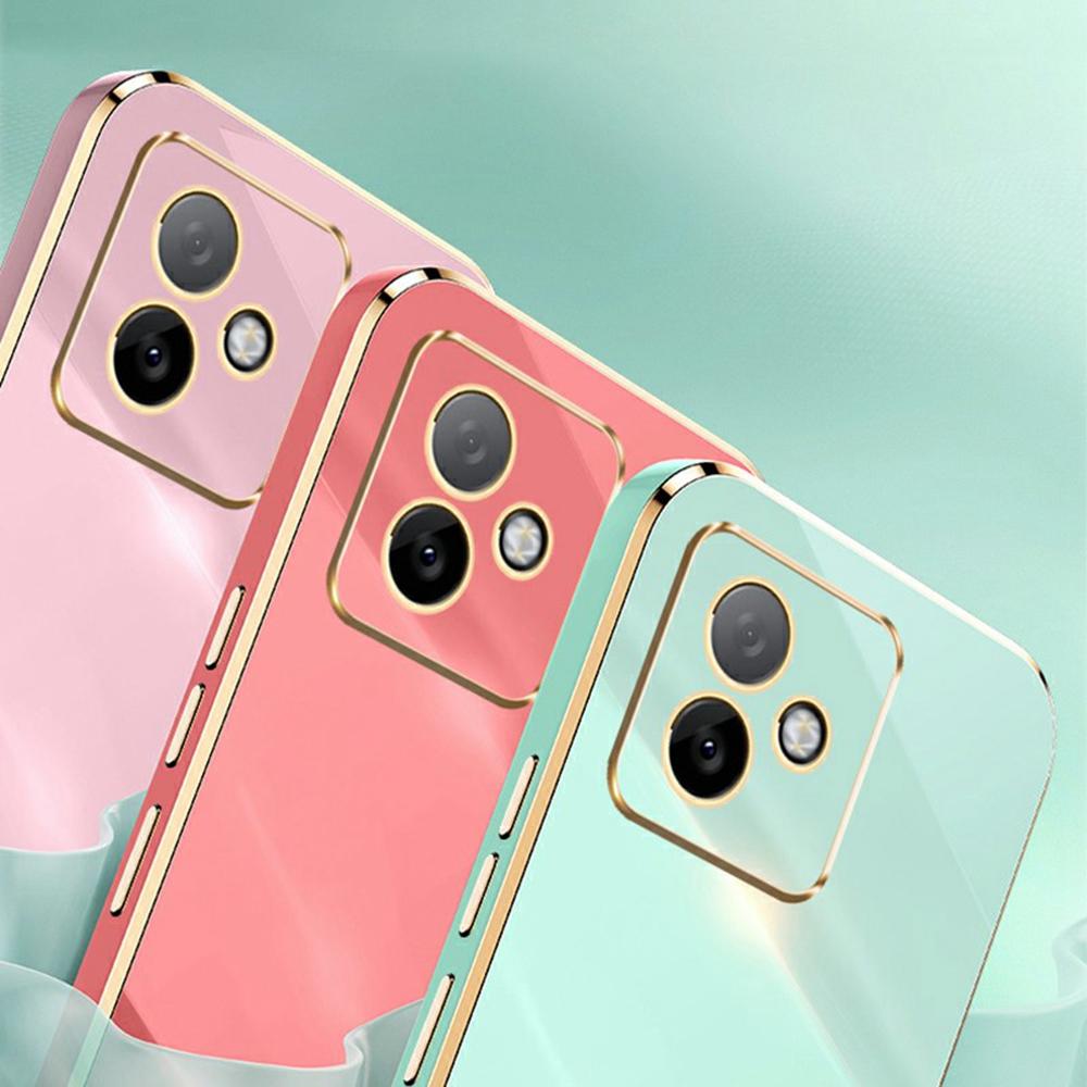 XINLI Чехол для Honor X60 GT 5G, ТПУ Чехол для телефона с гальваническим ободком