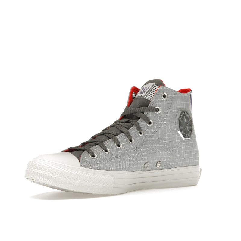 Converse Transformers X Chuck Taylor All Star High Decepticons Unisex Sneakers Grey Court-Purple Multi A11658C