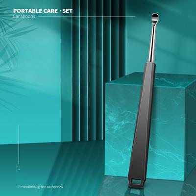 1 шт. Новая ушная ложка Портативная ушная ложка Ушная ложка из нержавеющей стали Набор спиральных ушных ложек