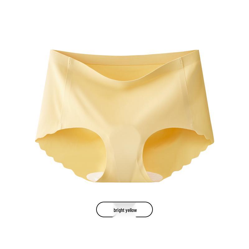 Summer 0023 Women's Antibacterial Traceless Yoga Briefs with 7A Latex Silk and Ice Silk for Comfort and Flexibility