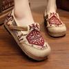 Round Head Cotton and Linen Ethnic Cloth Shoes Women's Hanfu Shoes Ancient Flat Heels