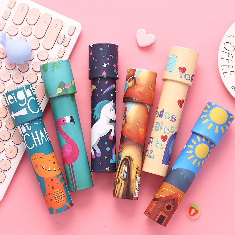 Волшебный калейдоскоп Цвет Случайный Образовательные Большие Игрушки Творческий Ранний Научный Эксперимент 1 Шт. Вращающийся