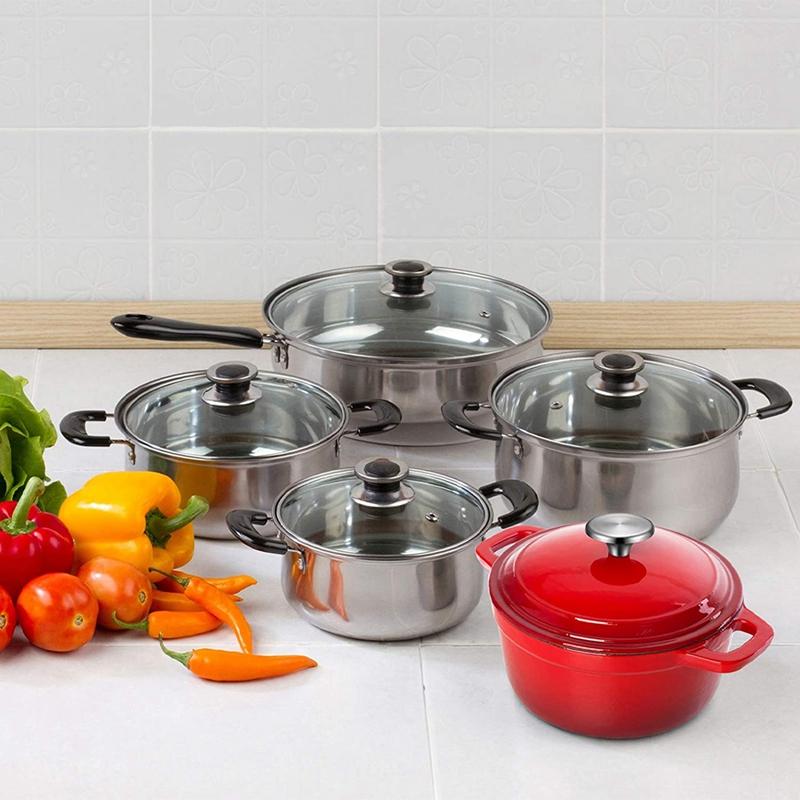 4 комплекта ручек для голландской духовки из нержавеющей стали, сменные ручки для крышек кастрюль для эмалированной голландской духовки Le Creuset Aldi Lodge