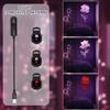 Завораживающий цветочный узор USB-проектор света с тремя сменными узорами для создания романтической атмосферы в комнате