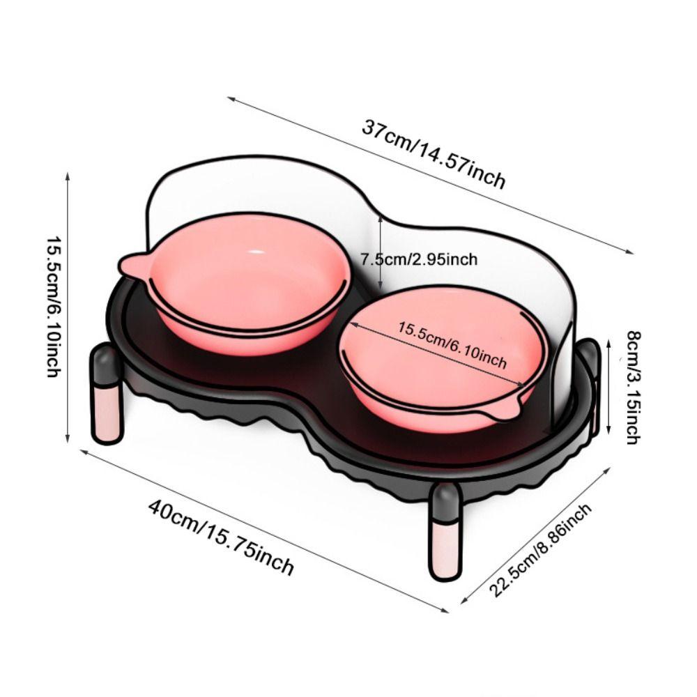 Stable Ceramic Cat Bowl Anti-slip Pet Neck Protection Bowl Pet Supplies Pet Feeder  Multi-Pet