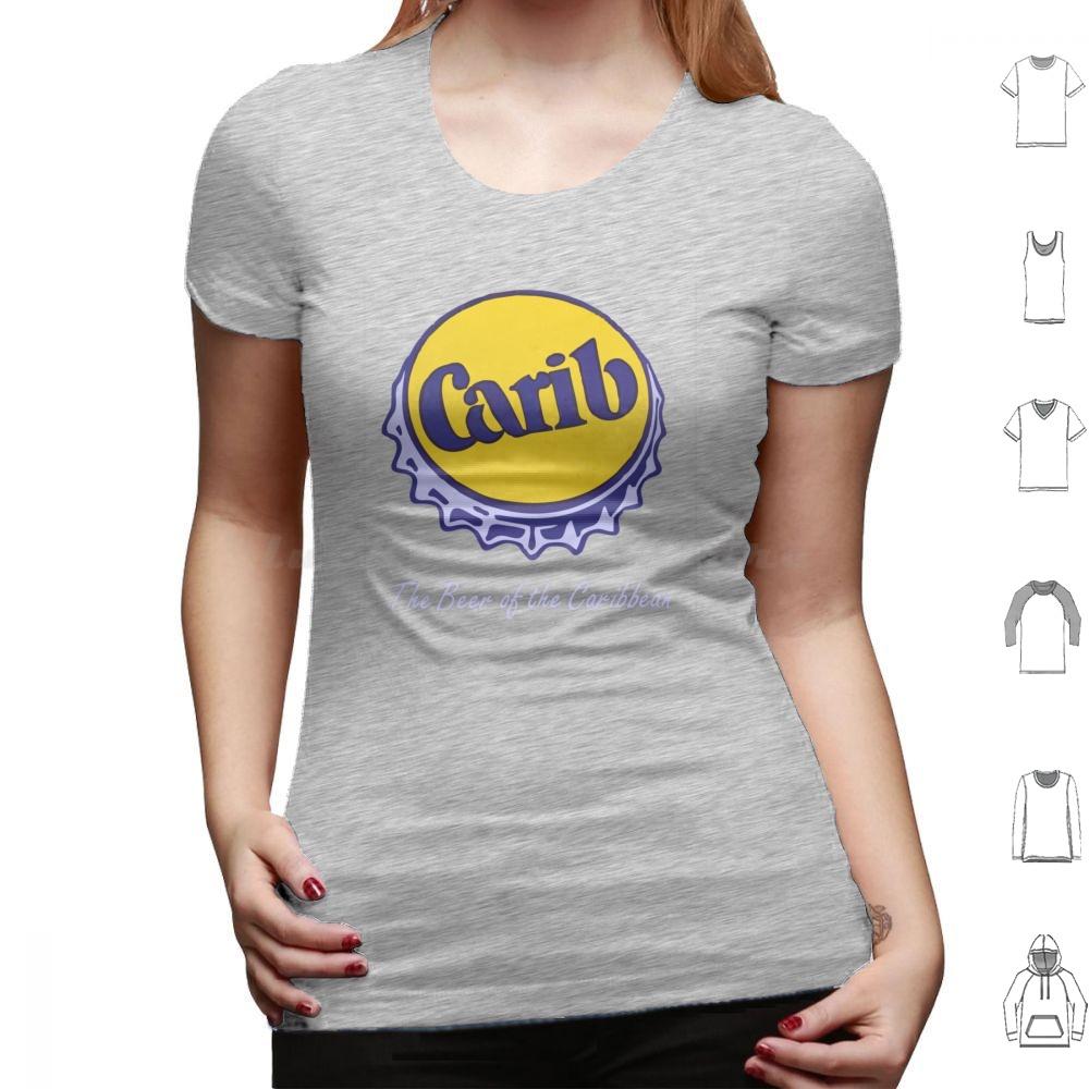 Carib Beer The Beer Of The Caribbean T Shirt Big Size 100 Cotton Beer Cerveza Lager Carib Caribbean West Indies