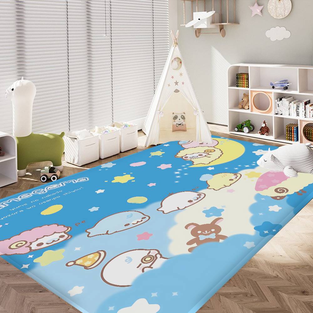 Cute Mamegoma Bathroom Mat Anti-slip Absorb Water Long Strip Cushion Bedroon Mat Welcome Doormat