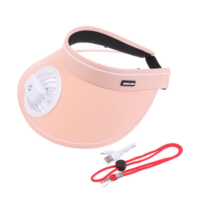 Breathable Cooling Fan Hat Usb Rechargeable Fans Hat Outdoor Travel Sun Hat Empty Top Large Brim With Fan For Women Gifts
