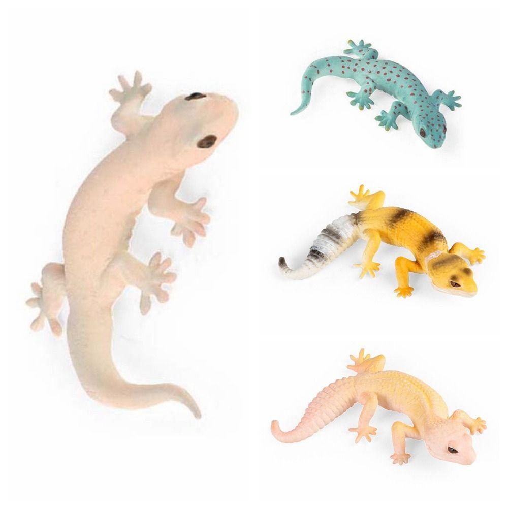 Animal Figurines Simulation Lizard Figures Gecko Prank Props Lizards Action Model Children Gift