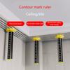 Ceiling and Floor Tile Height Ruler Leveling Ruler with Magnetic Base Horizontals Line Leveling Tool Elevations Ruler