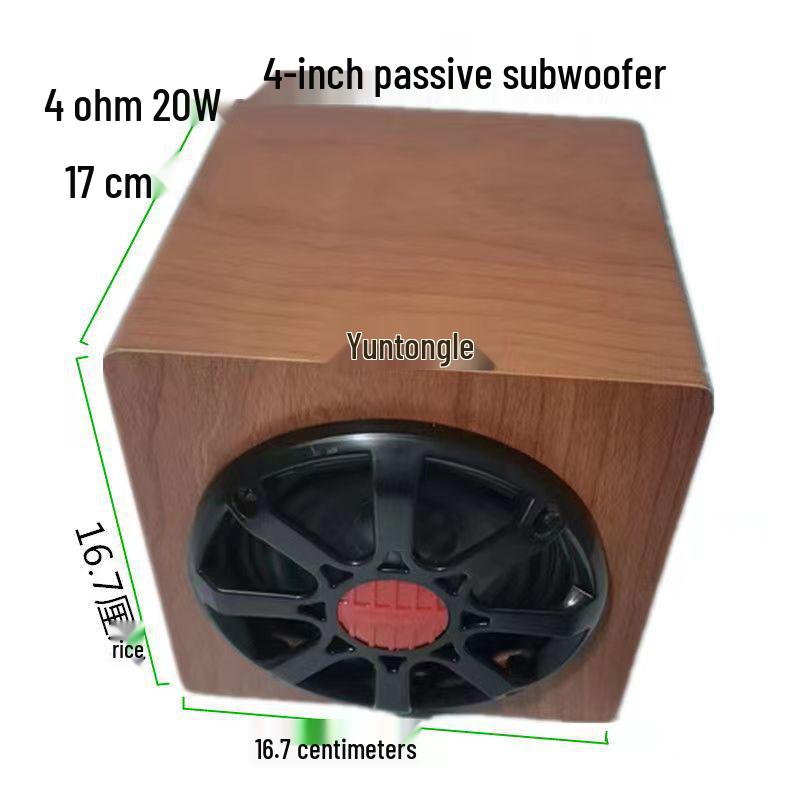 4-inch, 5-inch, 6.5-inch Passive Bookshelf & Car Subwoofer for Home Use